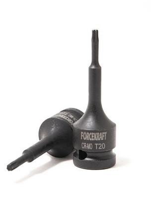 Головка 1/2" з насадкою torx t30 ударна forcekraft fk-24607830mpb