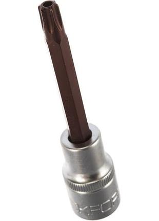 Головка 1/2" з насадкою torx t45h з отвором l- 100мм forsage f-34710045 premium