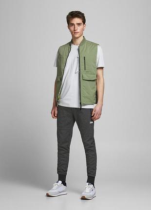 Спортивные штаны jack &amp;jones will темно-серого меланжа
