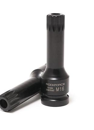 Головка 1/2" с насадкой spline m5 с отверстием ударная rockforce rf-24807805t