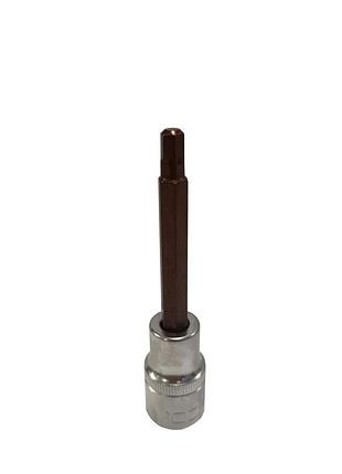 Головка-бита 6-гранная 5мм premium 1/2" (l-100мм) rockforce rf-34410005 premium