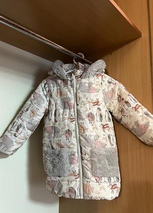 Демісезонна  подовжена куртка h&m