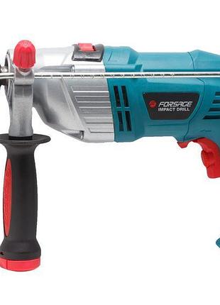 Дриль ударний електричний 220v, 800w, 2700 об/мин, патрон 1-13мм forsage electro id16-800re