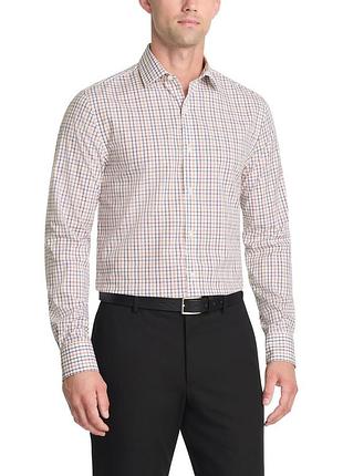 Мужская рубашка slim fit tommy hilfiger в клетку