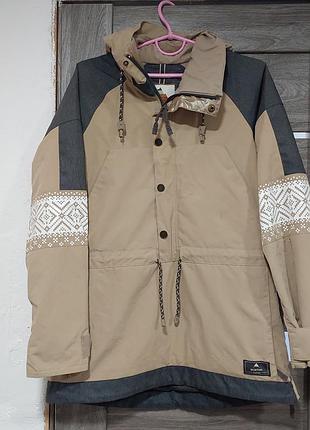 Куртка анорак бренда burton для сноуборда и активного отдыха