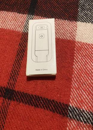 Белый usb фонарик для чтения портативный на аккумуляторе