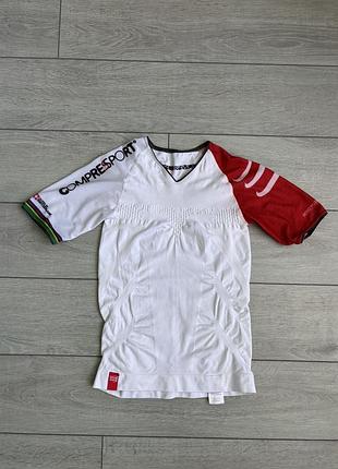 Термобілизна compressport on/off multisport shirt ss size s с розмір компресійна футболка джерсі майка рашгард оригінал