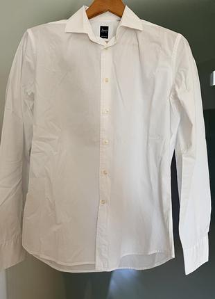 Чоловіча біла сорочка facis custom fit, розмір m/39