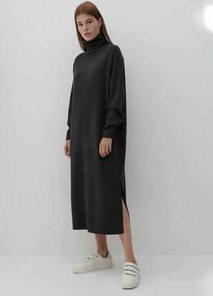 Тепле з розрізами з боків плаття 👗