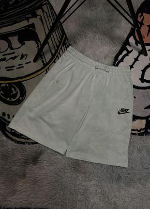 Шорти nike «washed jersey» tie-dye м'ятні, розмір xl