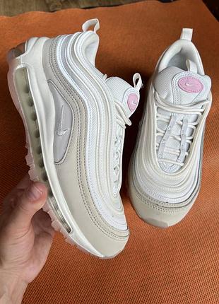 Nike air max 97 жіночі білi кроси nike air original
