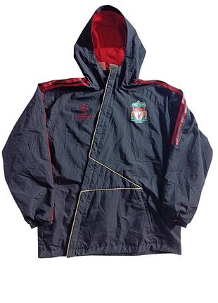 Вінтажка куртка jacket adidas liverpool liga champions, 2009 року, стан ідеал! розмір м-л