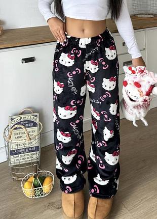 Домашні піжамні штани hello kitty