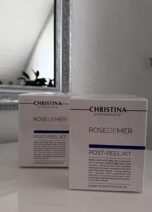 Набір для постпілінгового догляду christina rose de mer post-peel kit. оригінал
