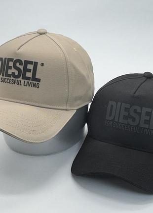 Бейсболки чоловічі тракер, з логотипом diesel, hugo boss, 100% коттон, колір див у фото