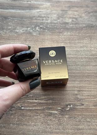 Versace crystal noir туалетна вода жiноча, 5 мл (мініатюра)