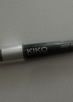 Kiko milano deep black kajal — чорний каял для очей