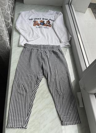 Дитячий zara костюмчик або піжамка 98см 3 рочки ідеальний стан