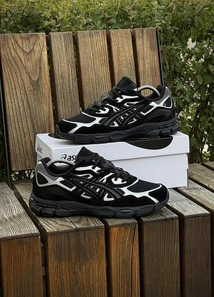 Мужские кроссовки asics gel-nyc черные/серебро — супер цена 🔥