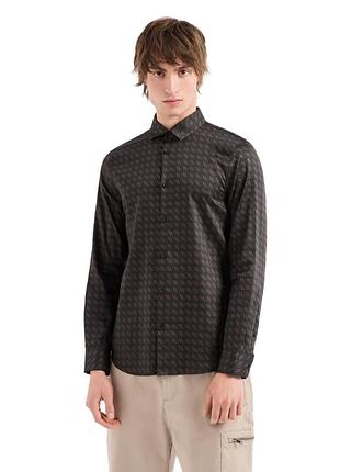 Чоловіча сорочка armani exchange з принтом