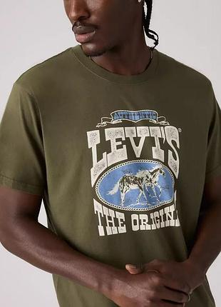 Футболка з графікою вільного крою levi's