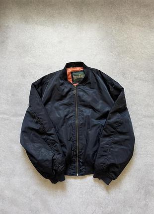 Дутий бомбер alpha industries type синього кольору розмір л