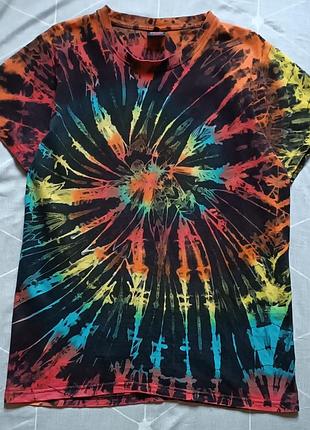 Яскрава tie-dye футболка darkwear