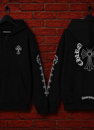 Зіп-худі chrome hearts 5