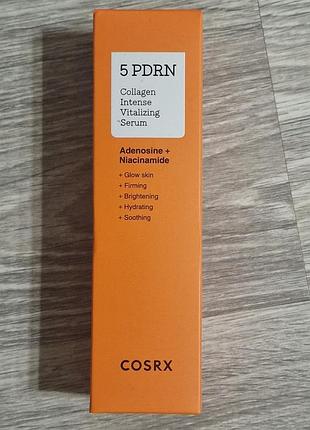 Cosrx 5 pdrn collagen intense vitalizing serum відновлювальна колагенова сироватка 100ml