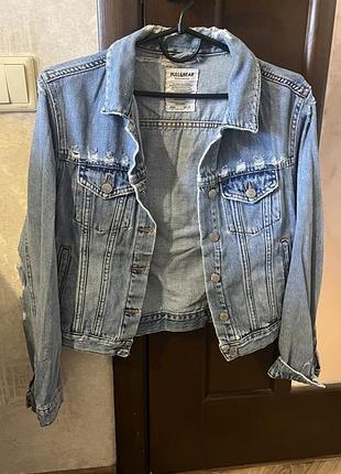 Джинсова куртка pull&bear