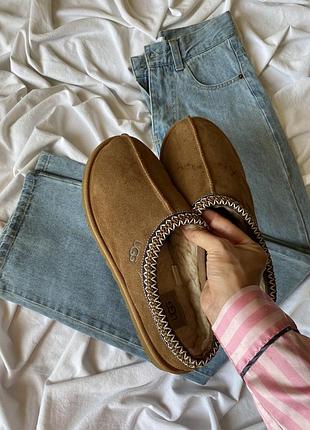 Мужские ugg tasman slippers brown 44 (29см.) 28см.