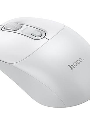 Мышь беспроводная hoco gm28 2.4g white / gray