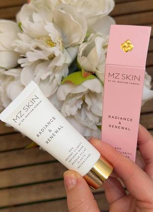 Оновлювальна маска для миттєвого освітлення шкіри mz skin radiance renewal instant clarity refining mask