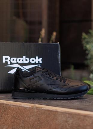 Кросівки reebok classic super leather black