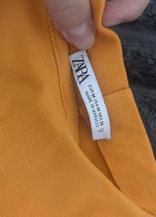 Помаранчеве плаття zara