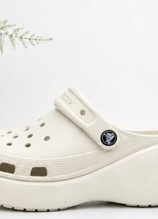 Жіночі сабо crocs classic platform clog 37-40