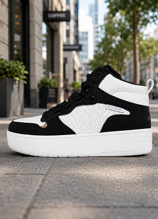 Крутые высокие кроссовки skechers street los angeles р 35, 34