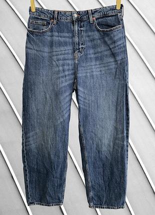 Жіночі блакитні джинси mom denim co eur 44 xxl 50 52 оригінал денім ко мом джинси з високою посадкою моми батал 52