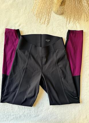 Спортивні компресійні легінси oysho compressive colorblock