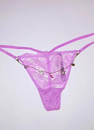 Трусики-стринги victoria's secret белье victoria's secret бюстгалтер victoria's secret трусики с камушками victoria’s secret