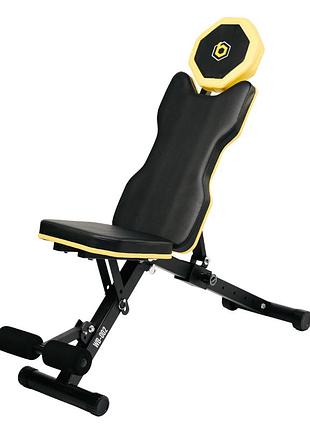 Лавка тренувальна besport wb-002 універсальна для жиму та пресу