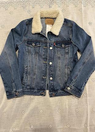 Куртка джинсовая levis paris s женская