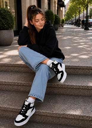 Круті високі кросівки skechers street los angeles р 35, 34
