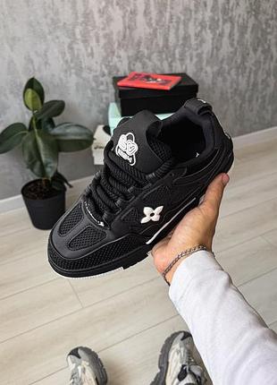 Louis vuitton skate black/white