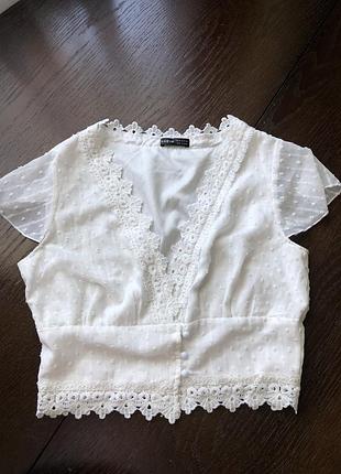 Блуза з коротким рукавом shein