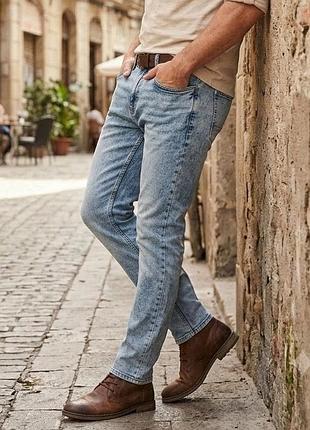 Чоловічі світло-сині джинси livergy р. 30/32, 32/32, 34/32, 38/32 slim fit
