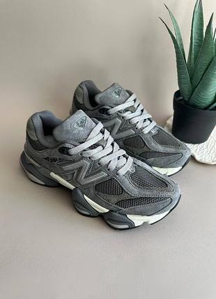 Стильні жіночі кросівки new balance 9060 x joe freshgoods dark gray