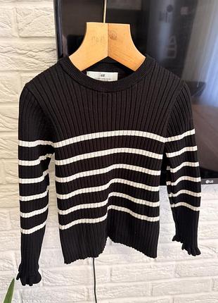Светр в полоску h&m