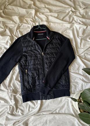 Комбинированная мужская куртка-кардиган tommy hilfiger s