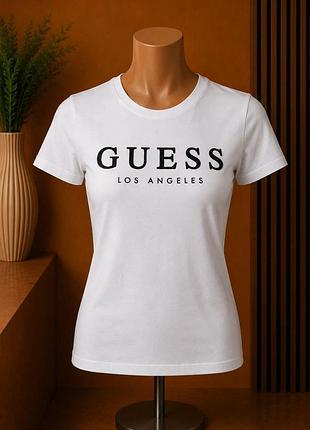 Guess los angeles logo slim fit t-shirt